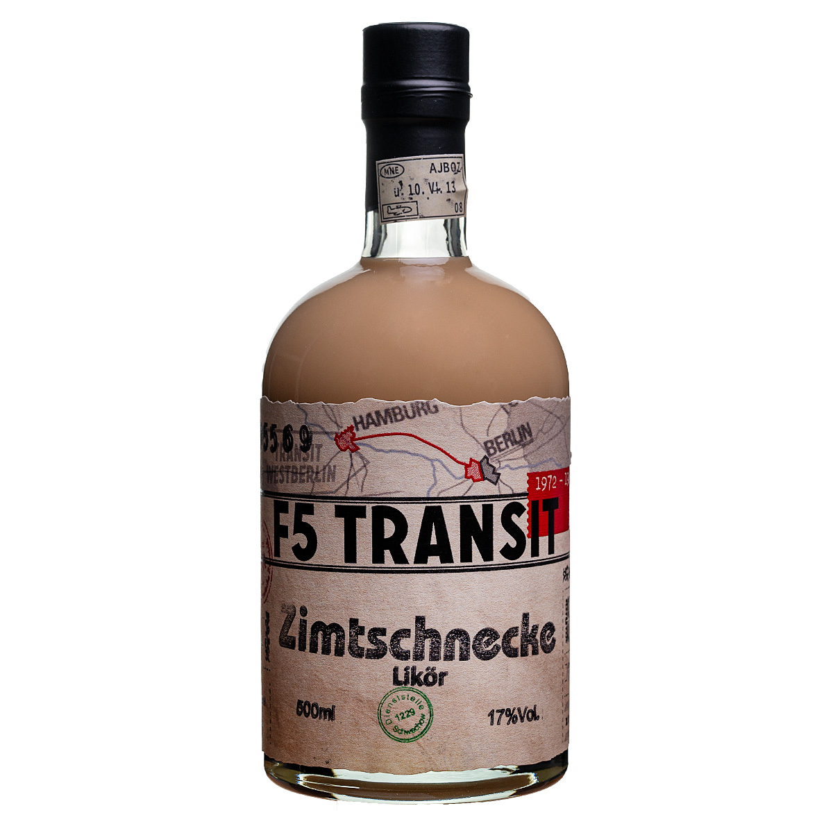 Zimtschnecken Likör 0.5l (17%Vol) - F5 Transit (BRD-DDR)